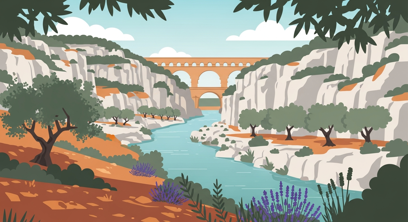 Collias → Pont du Gard