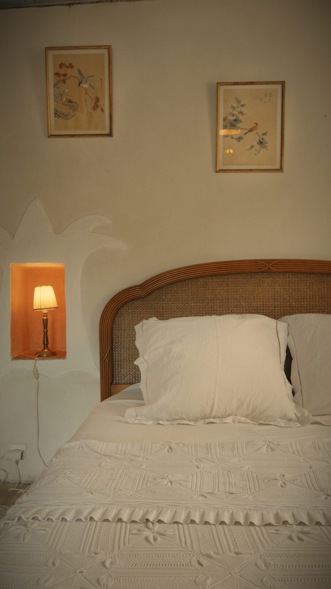 Sleeping area of the Blue Room