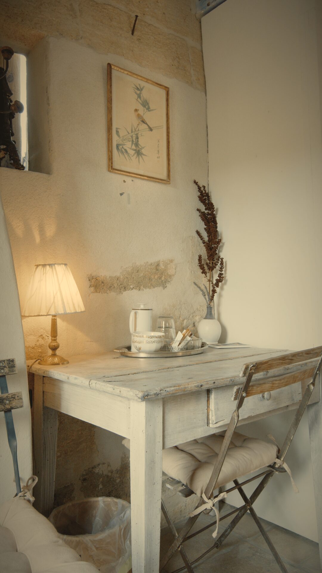 Work desk in the Blue Room