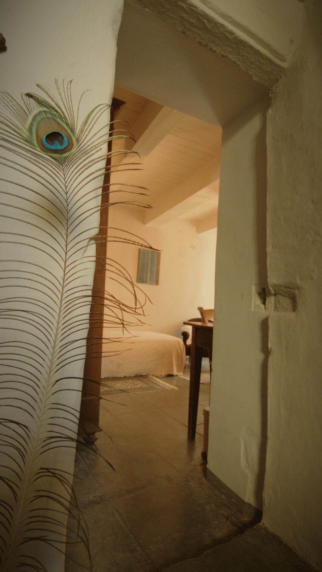 Entrance and door to the Pink Room